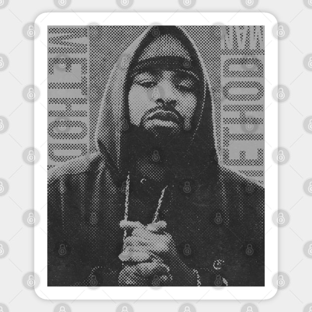 Method Man // Retro poster //RApper Sticker by Degiab